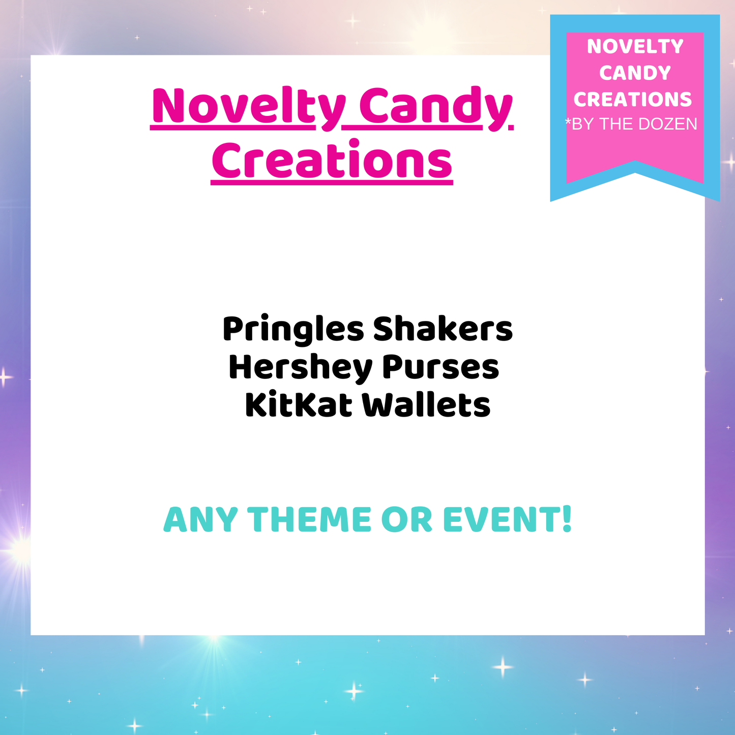 Novelty Candy Creations (Custom Favors by the Dozen)