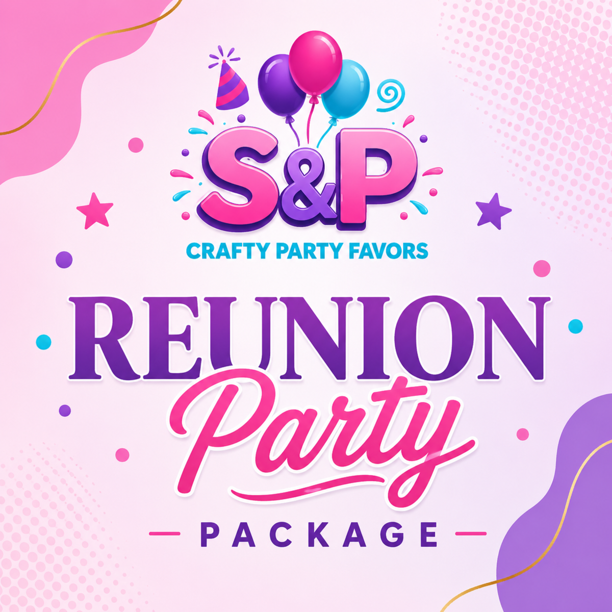 Family Reunion Packages | S&P Crafty Party Favors