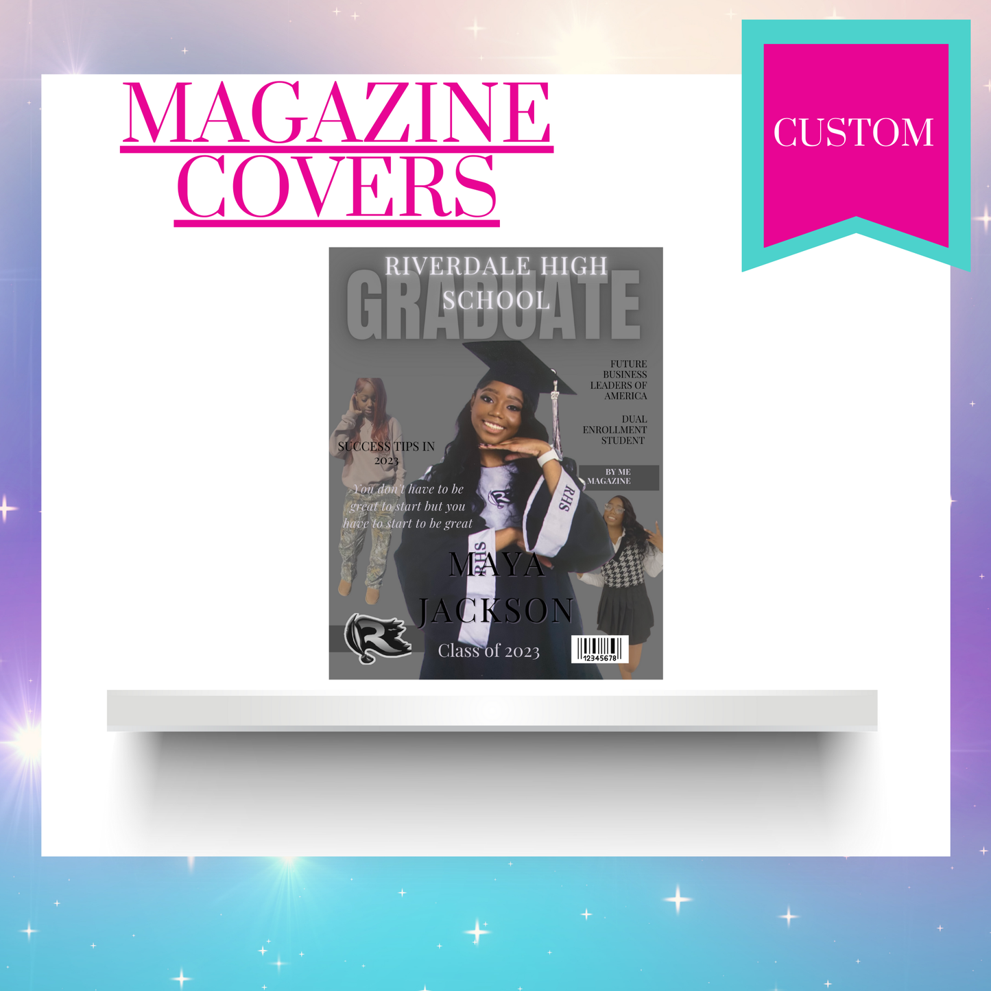 Graduation Magazine Covers – Custom Framed Keepsake
