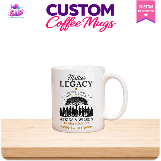 Custom Coffee Mugs | Personalized Ceramic Coffee Mugs by the Dozen