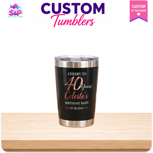 Custom Tumblers | Personalized Reusable Tumblers