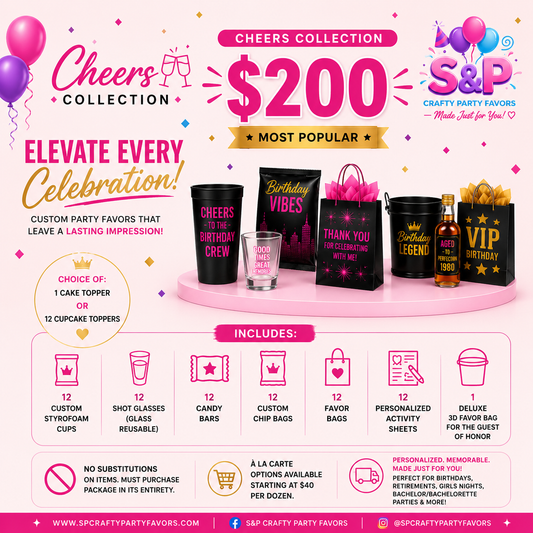 Cheers Collection | Adult Party Favor Package