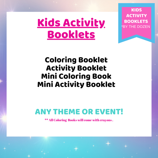 Kids Activity Booklets