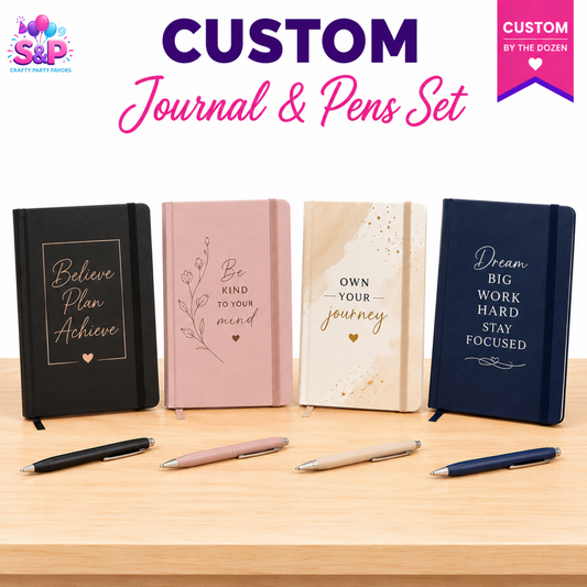 Custom Journal & Pen Set | Personalized Journal Gift Set