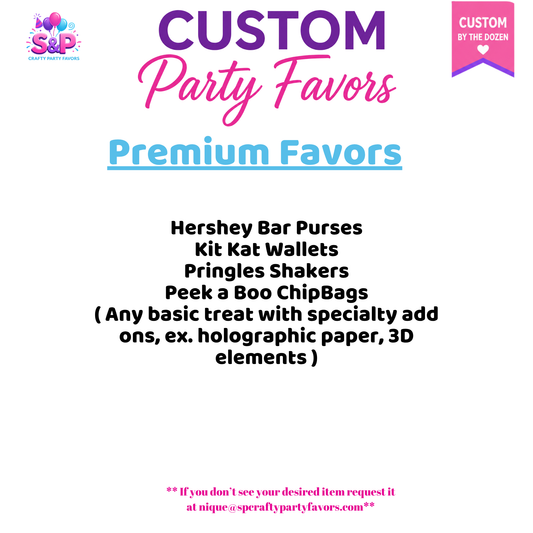 Premium Custom Party Favors | Luxury Personalized Candy & Treat Favors