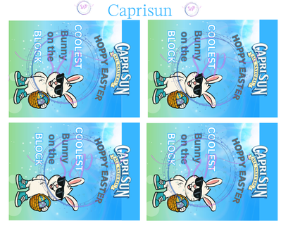 Free Easter Chip Bag + Capri Sun Label (Boy + Girl Version)