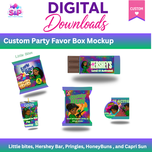 Paintball Party Printable Pack- Editable Templates