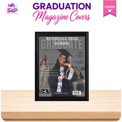 Graduation Magazine Covers – Custom Framed Keepsake