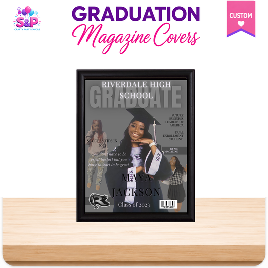 Graduation Magazine Covers – Custom Framed Keepsake