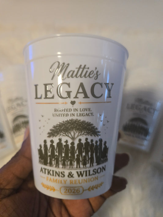 Custom Stadium Cups |Personalized Stadium Cups (By the Dozen)