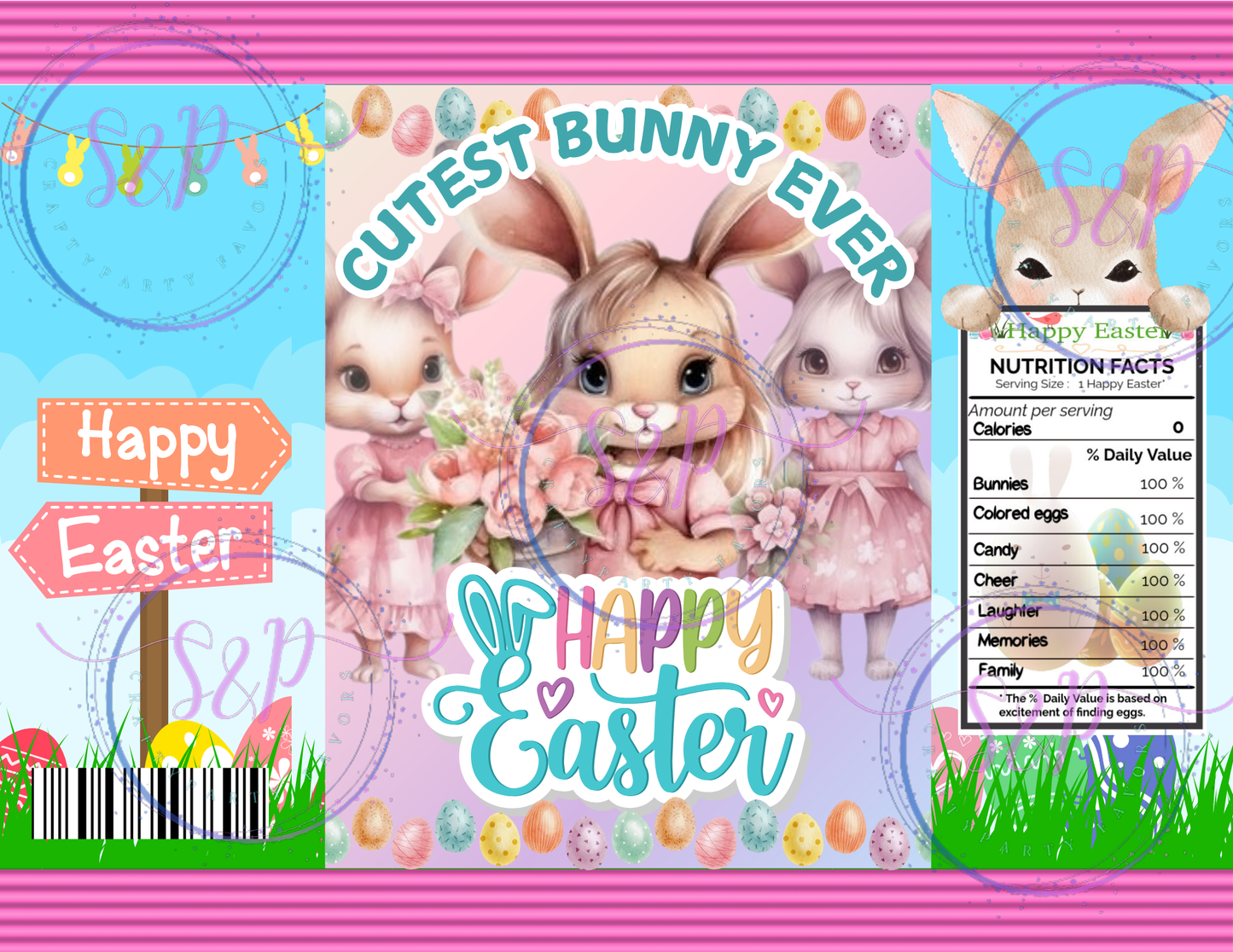 Free Easter Chip Bag + Capri Sun Label (Boy + Girl Version)