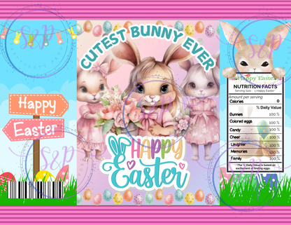 Free Easter Chip Bag + Capri Sun Label (Boy + Girl Version)